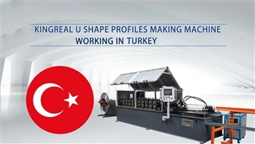 KINGREAL lengvojo plieno kilio mašina sėkmingai veikia mūsų Turkijos klientų ...