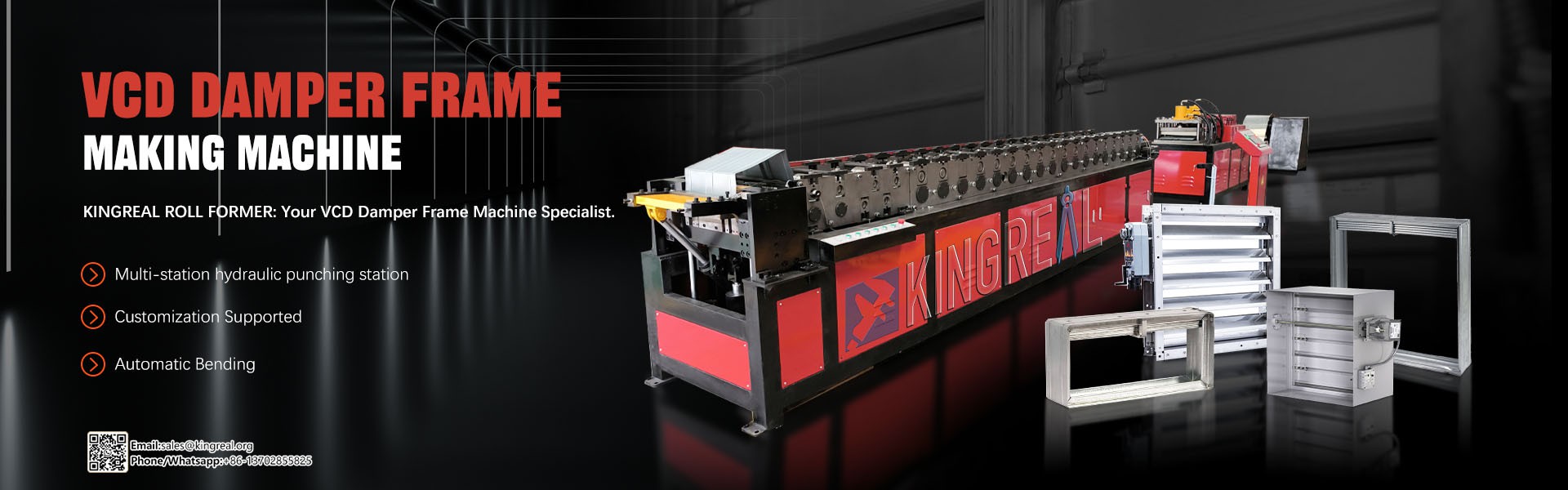 HAVC Damper Frame Machine