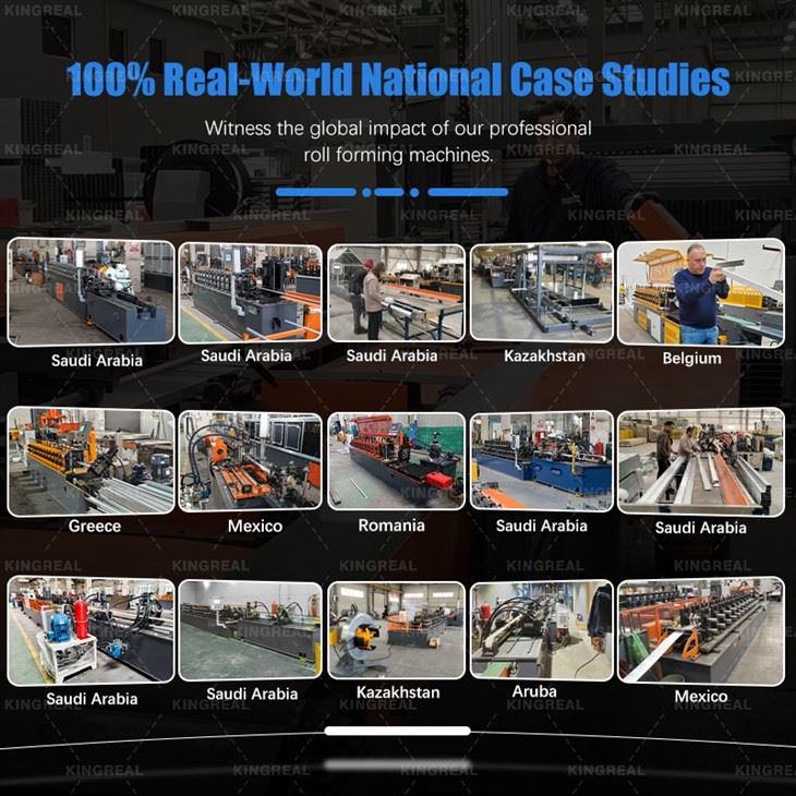 U Channel Roll Forming Machine
